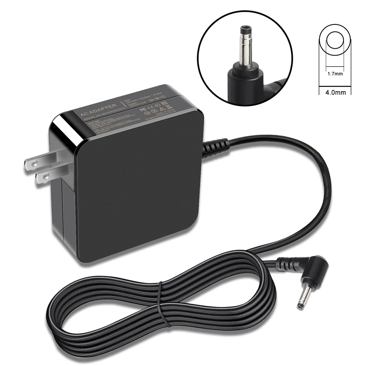 Chargeur 65 watts EU wallplug original pour Lenovo IdeaPad 3-15ITL6 (82H8)  