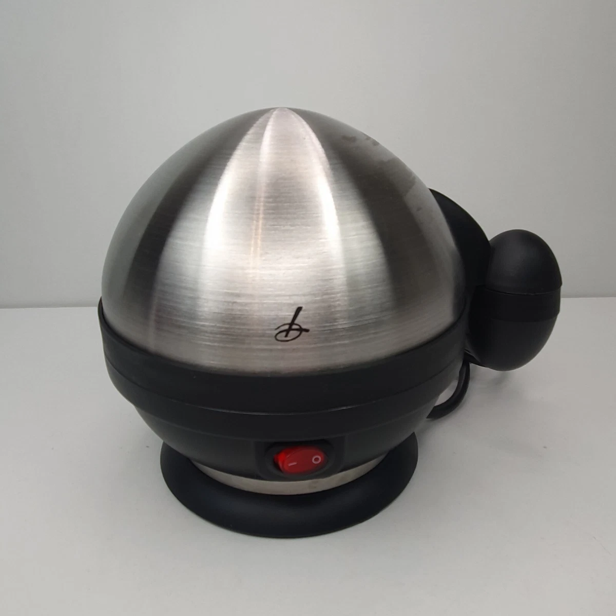 lakeland electric egg boiler cooker black chrome model 12922 box instructions