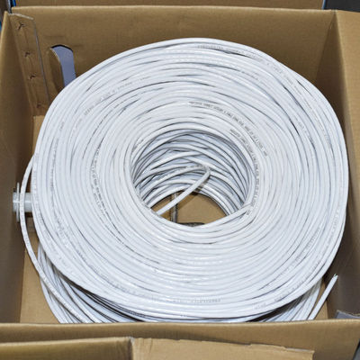 CAT6 1000FT 23AWG UTP Solid 550MHz CCA Network Ethernet Wire LAN Cable White