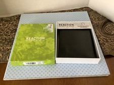 Reaction Kenneth Cole Men's Handcrafted Black Leather Wallet Brand New in Box