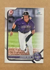 JORDAN BECK - 2022 Bowman Draft #BD-34   FS  Qty