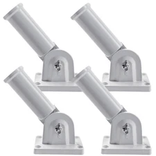 2/4 x Heavy Duty Flag Pole Holder Bracket 180° Adjustable 1” Dia Mounting Holder