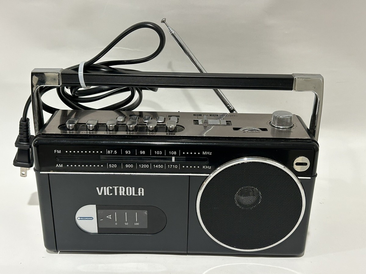 Victrola Bluetooth 80s Boombox Boombox With Cassette And Cd Player