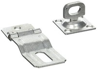 National Hardware V32 3-1/4 Swivel Staple Safety Hasp In Galvanized, New, Free on sale National Hardware V32 3-1/4 Swivel Staple Safety Hasp In Galvanized, New, Free on sale