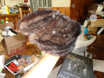 Gwenn Pennington Exclusive Rare Vintage Y2K Beige Hat  Angora Super Soft gwenn Pennington Products for Sale up to 90% Off Retail  main image 4