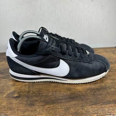 Nike Classic Cortez Black White 819720-011 Shoes Sneakers Men's Size 11.5