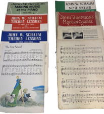 Lot Of 7 Vintage Piano Learning Books 1939-60s