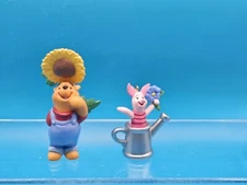 "The Garden of Piglet and Pooh" Hallmark Keepsake Ornament 1998 Vintage (2 Pcs)