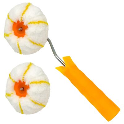 Corner Paint Roller, Drywall Corner Edger Painting Rollers, 3 Pieces Corner P...