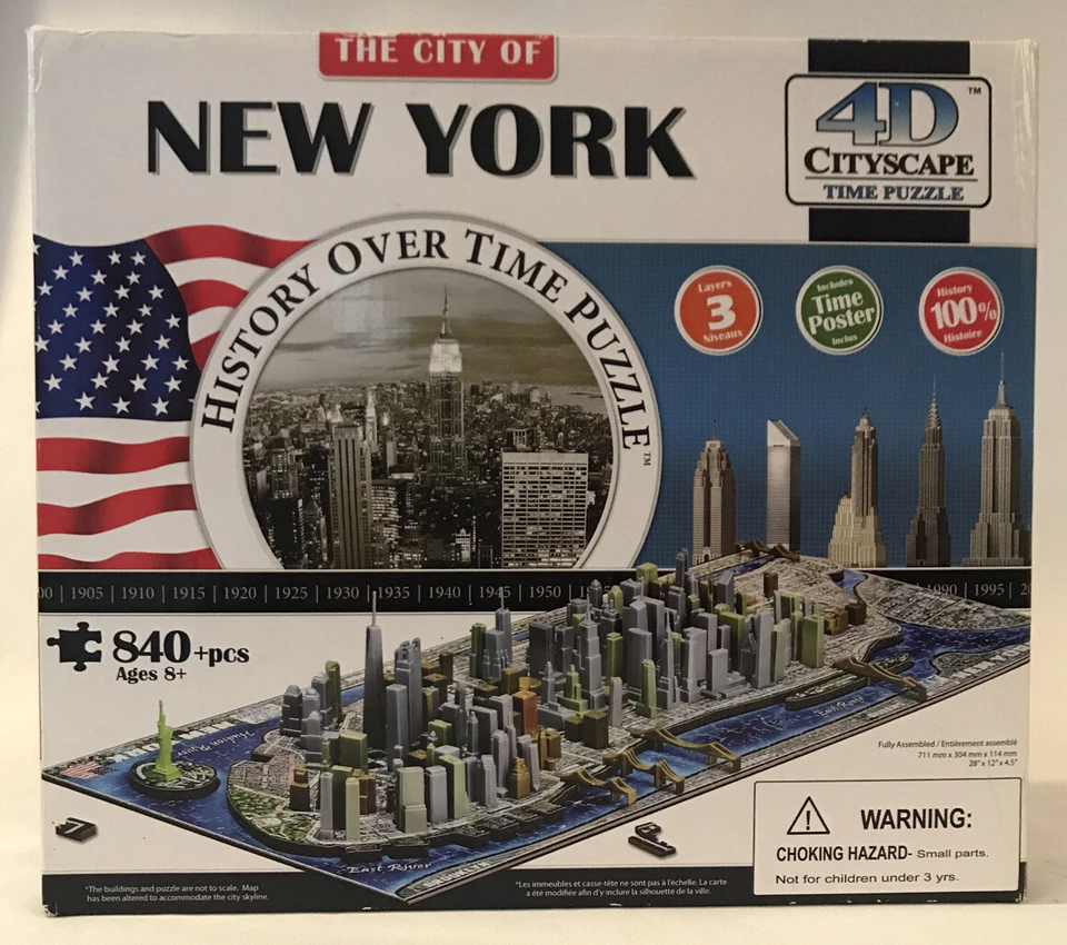 Rompecabezas City Of New York 4D Cityscape Time (piezas de repuesto - capa inferior 1) Foto 3 de 3