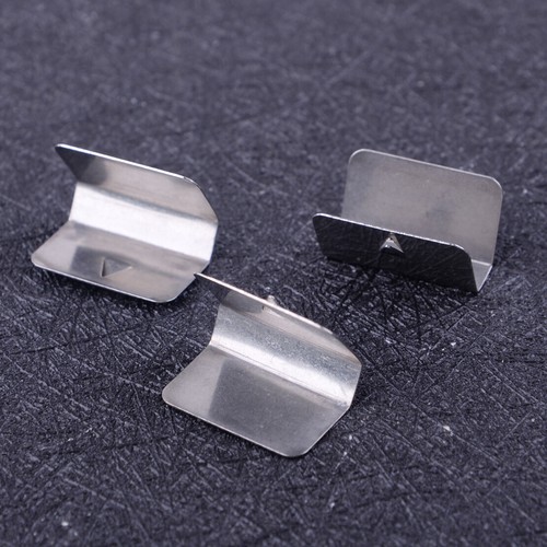 8x Universal Vent/pluie Déflecteurs Channel Clips Acier inox Fitting clips nm - Bild 3 von 3