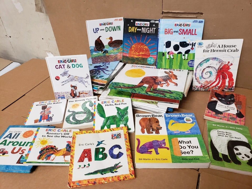 Lot of 10 Eric Carle Picture/Board Books for Children's Kid Toddler *Random Mix* - Image 3 of 4