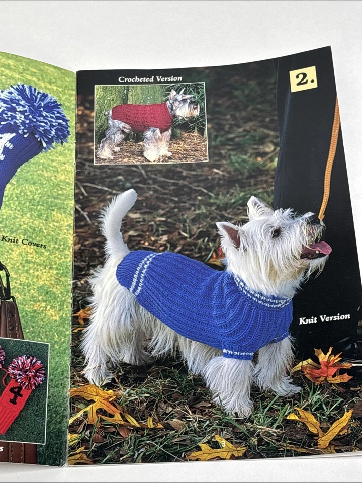 Red Heart Crowd Pleasers Slippers Moccasisns Crochet & Knitting Patterns 351 - Image 3 of 4