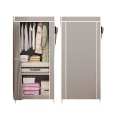 Armadio Guardaroba Tessuto Appendiabiti Acciaio Smontabile Abiti 1 ANTE