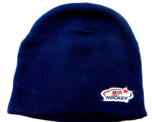 Men Hat Beanie USA Hockey Stretch Knit 