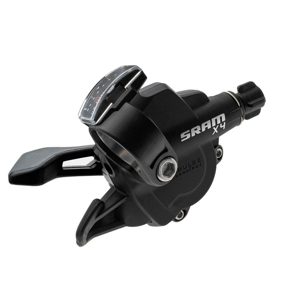 Front Left Shifter Trigger Black 3 Spd Derailleur MTB Sram X4 Bike Gear 2-Lever - Image 4 of 4