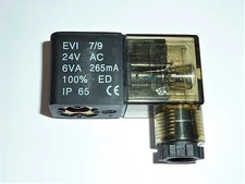 WIC Valve 2K Series 24V AC Encapsulated Solenoid Valve Coil DIN Connector LED