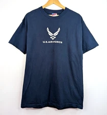 Vintage US AIR FORCE Cross into the Blue MURINA T-shirt Tees Size L