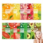 10 Pack Fruits Sheet Face Mask Skin Care Set,Deep Hydrating Facial Mask for All