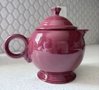 Fiestaware Cinnabar Ring Handle Teapot with Lid