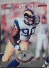 Pinnacle 1992 Sean Gilbert Rookie Los Angeles Rams Football Card DL. rookie card picture