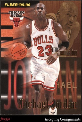 1995-96 Fleer Firm Foundation #323 Michael Jordan BULLS