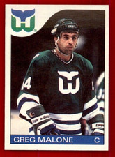 1985-86 O-Pee-Chee #118 Greg Malone NMMT