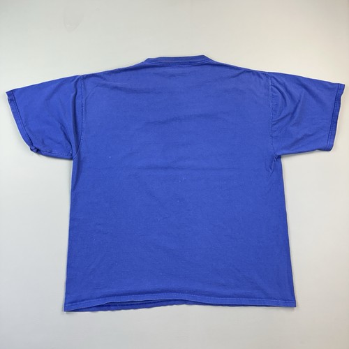 New York Giants Shirt Mens 2XL Blue NFC East Logo Spell Out NFL Football - Picture 7 of 11