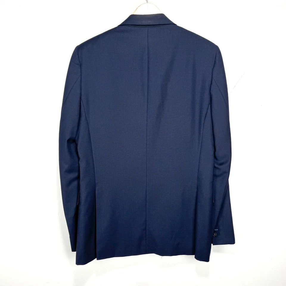 Abrigo Deportivo Commonwealth Proper Blazer Hombre 39L Azul Marino 2 Btn Lana Hecho en EE. UU. Foto 2 de 4