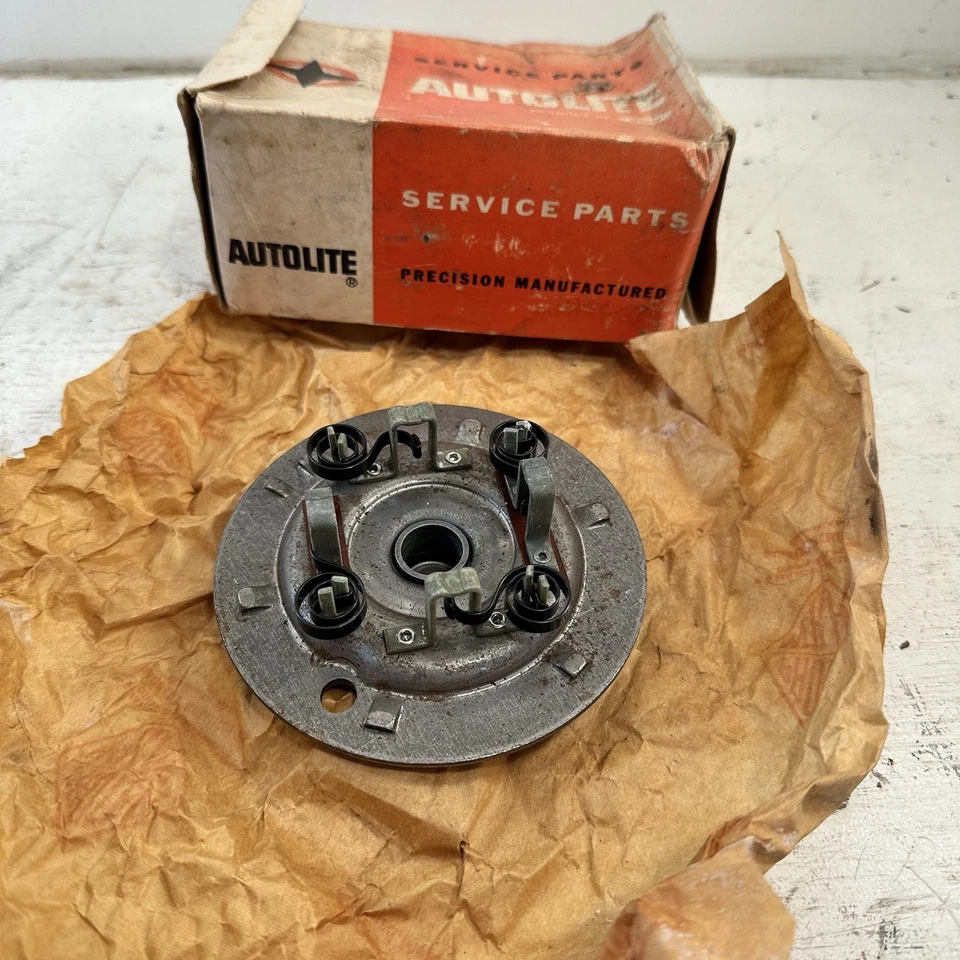 Nuevo OEM FORD C3AZ-11049-A 1963 1964 GALAXIE 221 260 289 PLACA DE EXTREMO CEPILLO DE ARRANQUE Foto 3 de 4