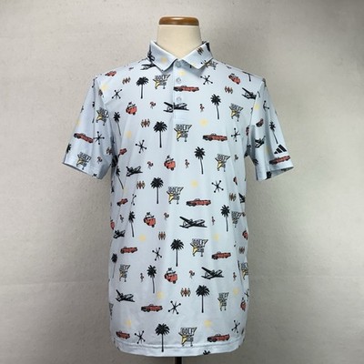 Adidas Polo Shirt Men's Size Medium ESCENA GOLF CLUB Palm Springs