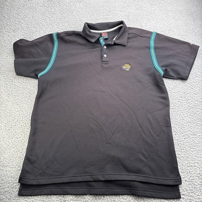 Vintage  NIKE Jacksonville Jaguars Polo Golf Shirt XL Black 1990's S/S NFL Team