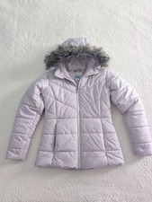 Columbia Katelyn Crest Girls Hooded Jacket Large 14-16 Light Purple