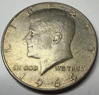1964 KENNEDY SILVER HALF DOLLAR T83