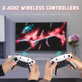Retro Game Stick 64G 20,000+Games 4K Output, 20+ Game Consoles Controller