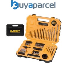 Dewalt Drill Bit Set 100 Piece Combination Holesaw Masonry HSS Drill Socket Case