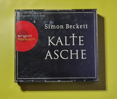 Hörbuch -  Simon Beckett - Kalte Asche, 6 CDs, Johannes Steck liest