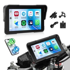 CarPlay Screen for Motorcycle,Portable Carplay/Android Auto for Motorcycle,5 ...