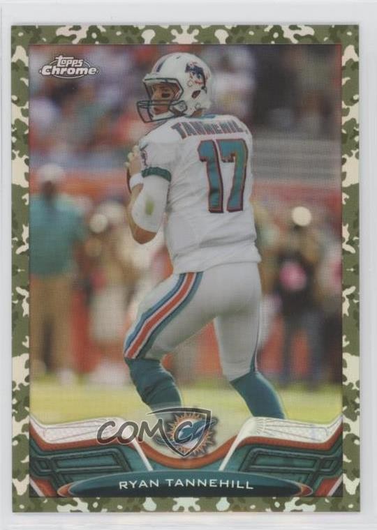 2013 Topps Chrome Military Refractor 362/499 Ryan Tannehill #176 yf0