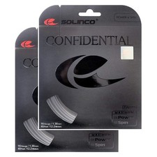 Solinco Confidential Tennis String - 2 Pack - Choice of Gauge 16,16L, 17, 18 