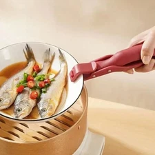 New Silicone Heat Resistant Bowl Clip Safe Gripper for Hot Pots and Plates 2025