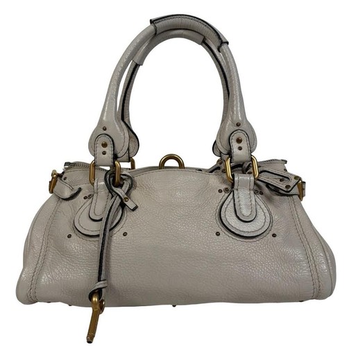 Authentic Chloe Paddington Leather Tote Boston Handbag
