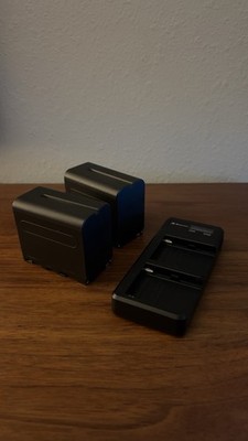 Powerextra NP-F960/NP-F970 8800mAh 65Wh Li-Ion Battery 2-Pack w Dual Charger