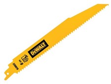  DEWALT Bi-Metal Wood Demolition Reciprocating Blade 228mm x 6 TPI (Pack 5) DEWD