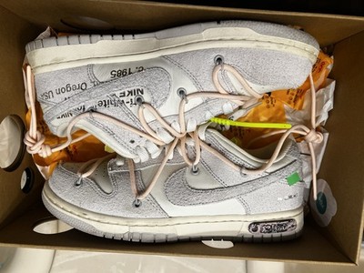 Nike Dunk Off White Lot 12 Size 7 Men s Pre-Owned Authentic with Box Worn Once