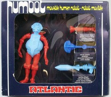 Atlantic Galaxy série Humbot (torse bleu ciel, membres rouge, détecteur bleu)