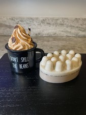 All Natural Goat Milk Exfoliating Coffee Mocha Massage Soap Bar With Pure Cocoa