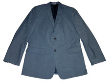 Calvin Klein Boys Size 18 Slate Blue 2 Button Blazer Suit Jacket Sports Coat