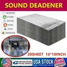 Sound Deadener Car Thermal Noise Proofing Self-Adhesive Mat Under Seat Doors