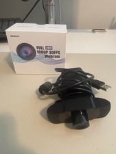 Gesma 1080P Full HD Webcam   30FPS, Plug  Play for PC/Laptop